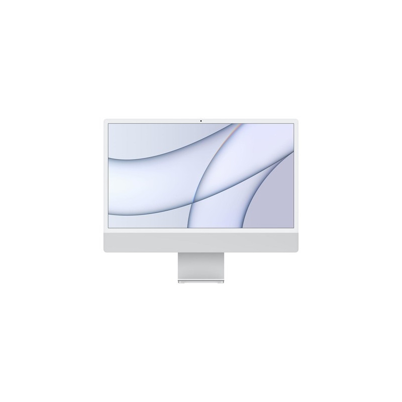 ALL IN ONE APPLE iMac MGPC3T/A (2021) 24" Retina 4.5K display: Apple M1 chip with 8-core CPU and 8-core GPU 256GB Silver