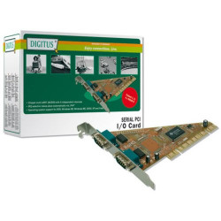 SCHEDA DIGITUS PCI 9 POLI MASCHIO 2 PORTE SERIALI RS232