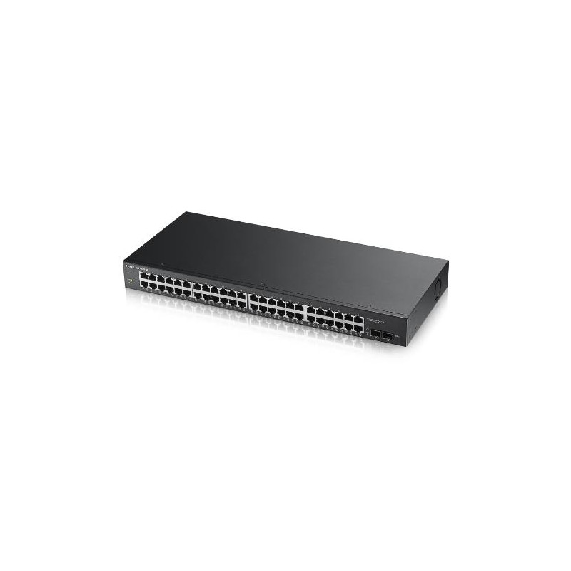 SWITCH ZYXEL GS-1900-48 48P LAN GIGABIT + 2 porte SFP Gigabit, Supporto IPv6, VLAN, WEB MANAGED Rack