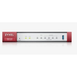 FIREWALL ZXYEL USGFlex Security Gateway 100 VPN: 40 IPSec/L2TP, 30 SSL  1xWAN, 3xLAN, 1xOPT 1xUSB contr 8AP 24max x15 utenti