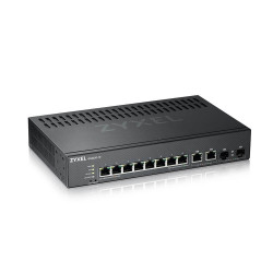 SWITCH ZYXEL GS2220-10-EU0101F 8P Gigabit +2P (RJ-45/SFP) , IPv6, VLAN, Desktop/Rack Managed Layer 3 Lite - Fanless