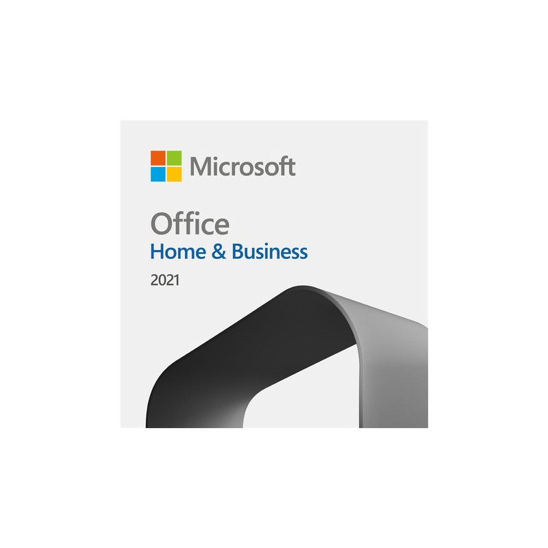 MICROSOFT Office Home and Business 2021 Italian Eurozone Medialess Word, Excel, Outlook, Powerpoint e OneNote T5D-03532