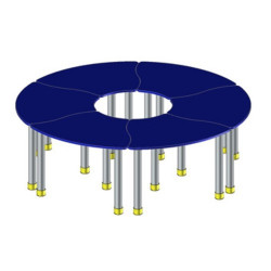 Tavolo Onda 3 gambe aggreg....
