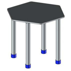 Tavolo esag. 4 gambe, 40,...