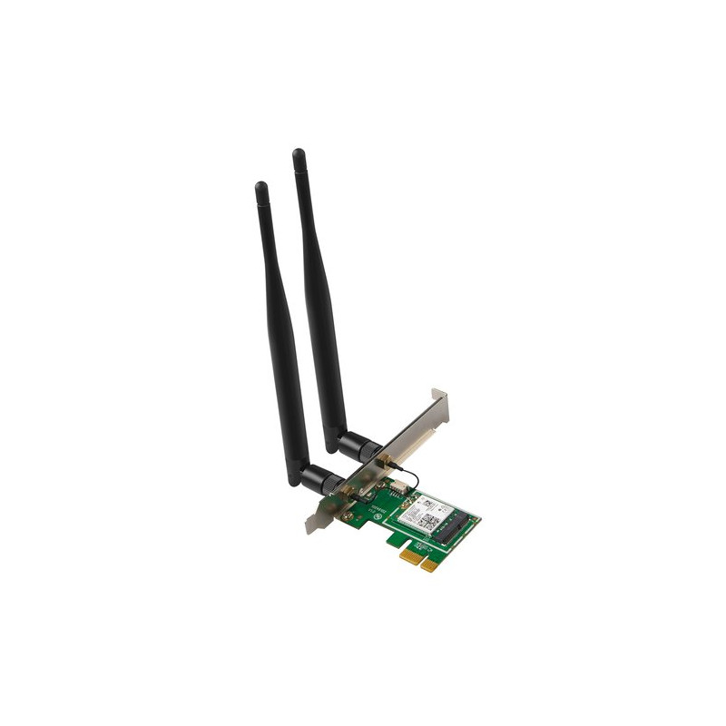 SCHEDA DI RETE TENDA E30 PCI-EXPRESS AX3000 Wi-Fi 6 5GHz:Fino a 2402Mbps,2.4GHz:fino a 574Mbps 2Antenne staccabili 5dBi