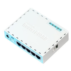 ROUTERBOARD MIKROTIK RB750Gr3 hEX with Dual Core 880MHz MHz CPU,256MB RAM,5Gigabit LAN ports, USB,RouterOS L4,plastic case,PSU