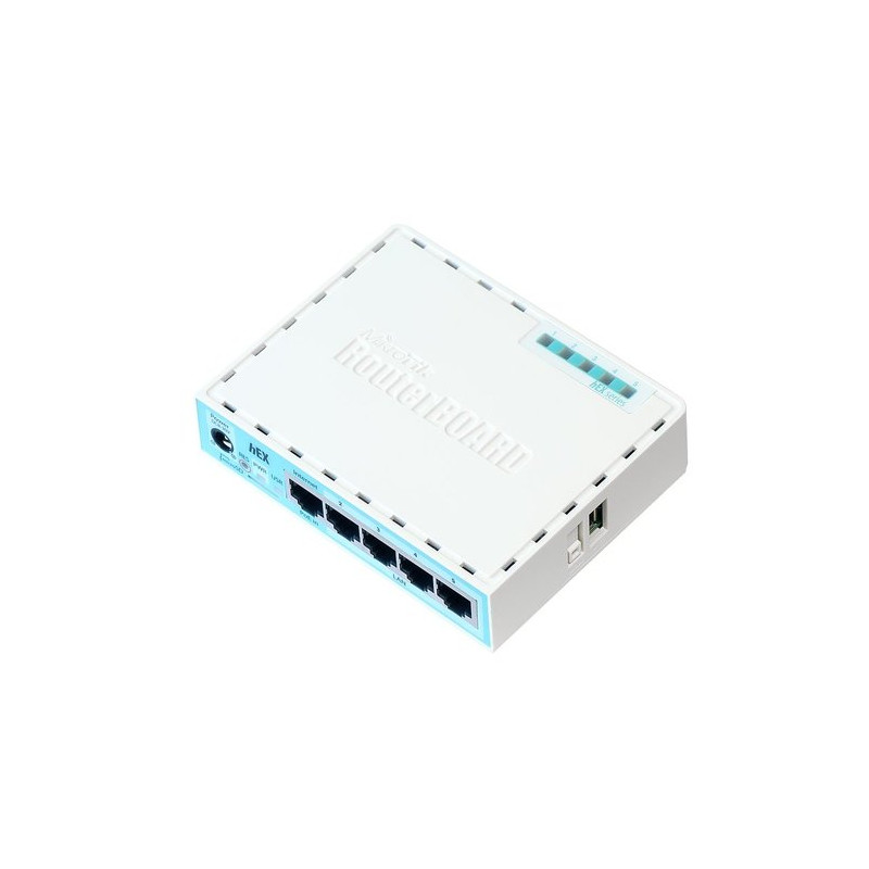 ROUTERBOARD MIKROTIK RB750Gr3 hEX with Dual Core 880MHz MHz CPU,256MB RAM,5Gigabit LAN ports, USB,RouterOS L4,plastic case,PSU